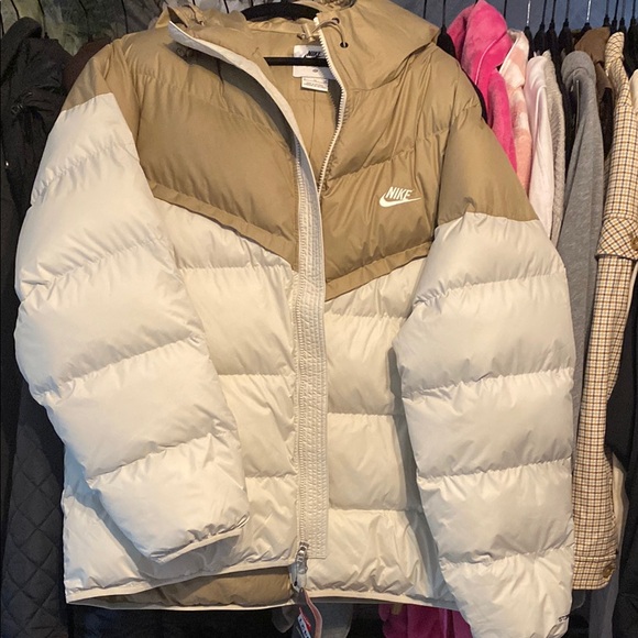 nike cream puffer